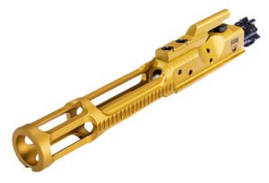 Faxon Firearms FF556BCGCNITRIDELWTIN Gunner 5.56 NATO Nitride Full Auto Gold