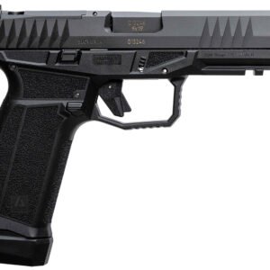 AREX 815537023893 Delta L Gen2 9mm Luger 17+1 4.50" Black Barrel, Black Nitride Optic Cut/Serrated Slide, Black Frame, Ambidextrous