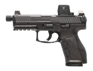 HK 81001368 VP9A1 K Tactical w/Optic 9mm Luger 10+1 4.70" Black Threaded Barrel, Black Steel Serrated w/Optic Slide, Black Polymer Frame w/Picatinny Rail, Textured Grip, Vortex CCW