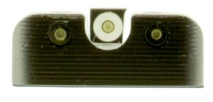 TruGlo TG231H1W Tritium Pro Black | Green Tritium White Outline Front Sight Green Tritium Rear Sight