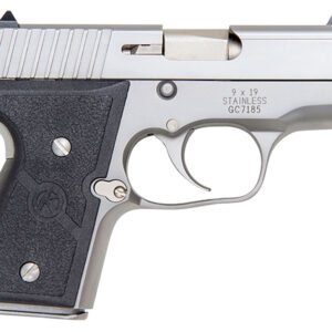 Kahr Arms M9093A MK *CA Compliant 9mm Luger Caliber with 3" Barrel, 6+1 or 7+1 Capacity, Overall Matte Stainless Steel Finish, Serrated Slide & Textured Wraparound Black Nylon Grip