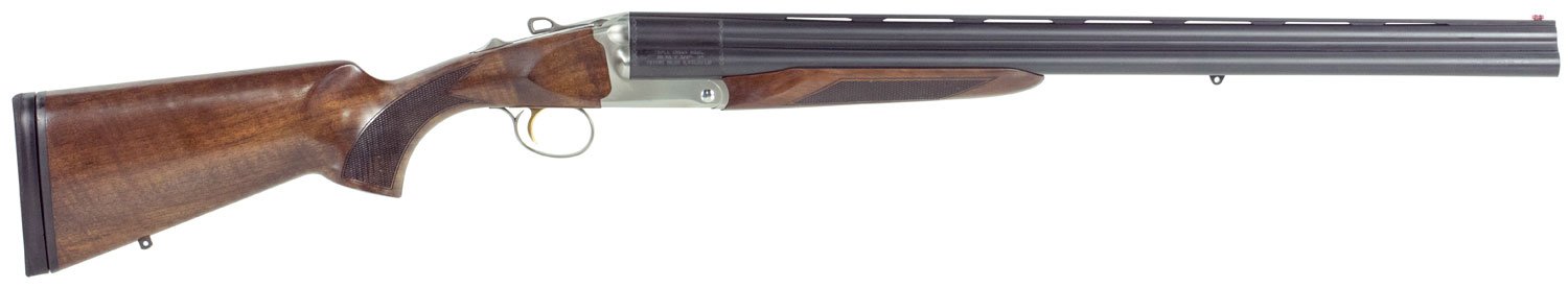 Charles Daly 930080 Triple Crown 20 Gauge 3+1 3" 26" Vent Rib Blued Tripled Barrel, Silver Finished Steel Receiver, Oiled Walnut Fixed Checkered Stock, Includes 5 Chokes
