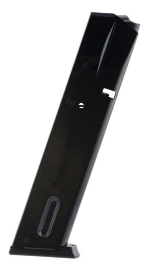 Mec-Gar MGSW5920B S&W 20rd 9mm Luger Fits S&W 659/5900/910/915, Blued Carbon Steel