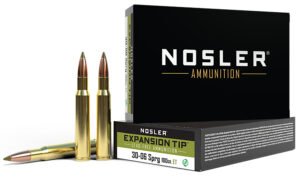 Nosler 40037 E-Tip 30-06Springfield 180gr E Tip Lead Free 20 Per Box/10 Case