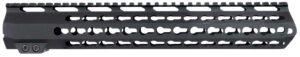 Aim Sports MTK13H308 AR Handguard 13.50" High KeyMod Style Made of 6061-T6 Aluminum with Black Anodized Finish for 308 Cal AR-10