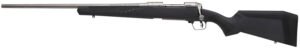 Savage Arms 57086 110 Storm Full Size 243 Win 4+1 22" Matte Button-Rifled Barrel, Matte Drilled & Tapped Stainless Steel Receiver, AccuStock Matte Gray Synthetic Stock, Left Hand
