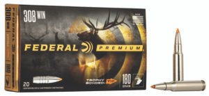 Federal P308TT1 Premium 308Win 180gr Trophy Bonded Tip 20 Per Box/10 Case
