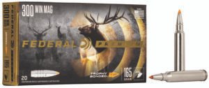 Federal P300WTT2 Premium 300Win Mag 165gr Trophy Bonded Tip 20 Per Box/10 Case