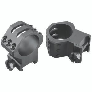 Weaver Mounts 99695 Six-Hole Picatinny Rings  Matte Black 30mm Extra High