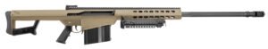 Barrett 14029 M82A1  416 Barrett 10+1 29" Fluted Barrel, Flat Dark Earth Cerakote Steel Receiver, M1913 Picatinny Acc. Rail, Fixed Synthetic Stock w/Sorbothane Recoil Pad, Includes Hard Carry Case