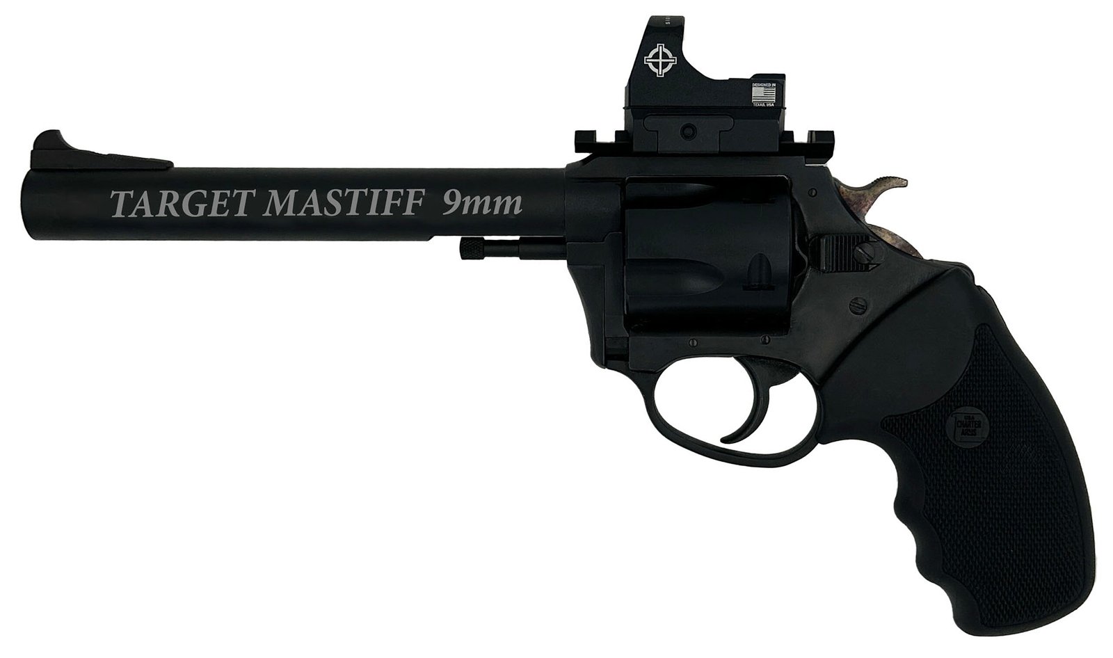 CA TARGET MASTIFF 44SPL 6 BLK FULL GRIP 5RD OPT