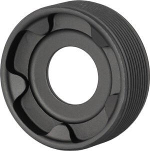 RUGGED SUPPRESSORS FRONT CAP - 45ACP OBSIDIAN 45