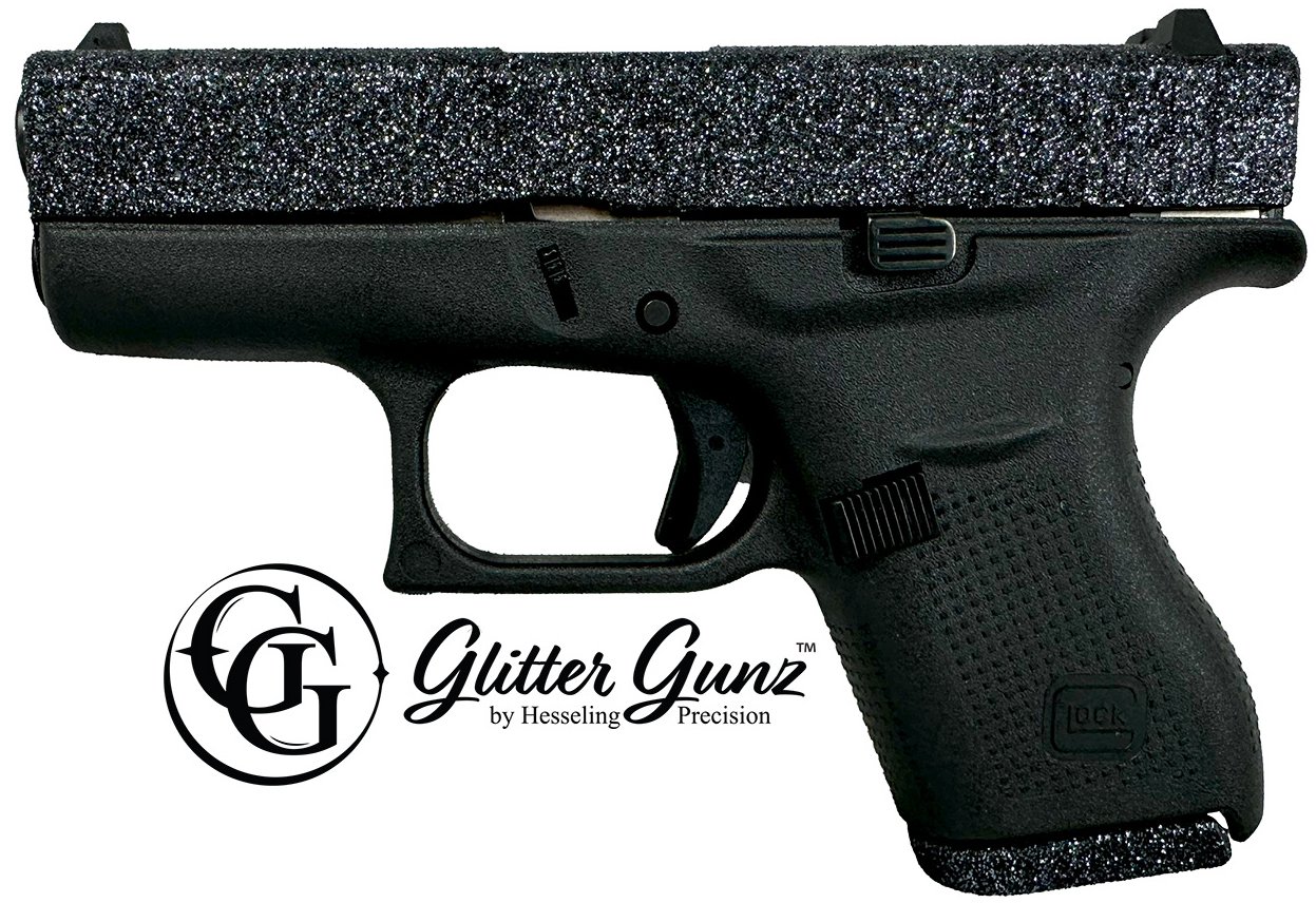 GLOCK 42 380ACP 3.25 GLITTER GUN TWILIGHT