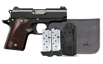 KIMBER MICRO9 9MM 7RD BLK/RSWD BNDL