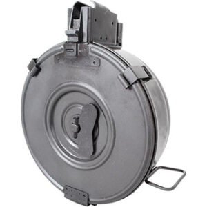 RWB DRUM MAG AK47 75RD BLK STEEL HINGED BACK