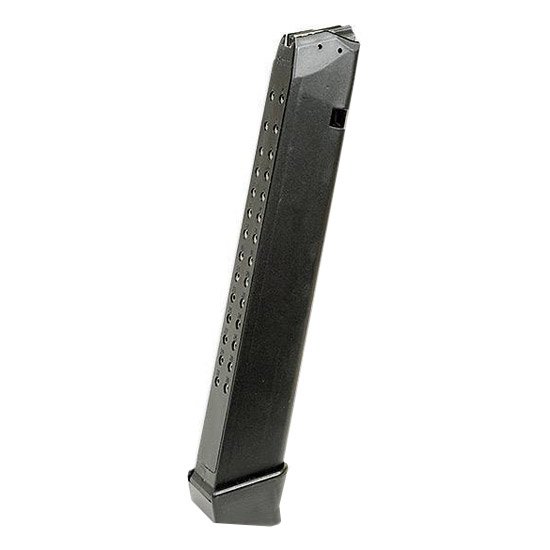 RWB MAG GLOCK 9MM 33RD STEEL LINED BLK POLYMER