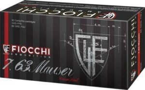 FIOCCHI 7.63 MAUSER 88GR FMJ - 50RD 20BX/CS