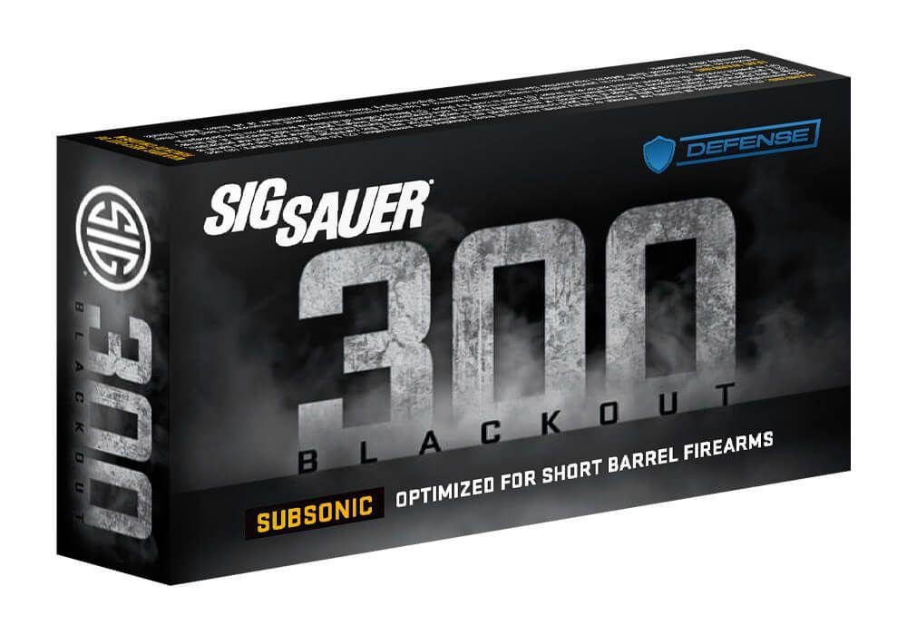 Sig Sauer Subsonic Max Expansion Rifle Ammunition .300 AAC Blackout 194 gr 1000 fps 20/ct