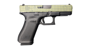 GLOCK 45 V DNC 9MM PISTOL 4" BLACK-BLK/GRN SLIDE FXD 3-17RD MAGS