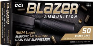 CCI 9MM 147GR BLZBRSS TMJ 50RD