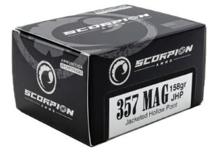 SCORPION 357 MAG - 158GR JHP 20RD 10BX/CS