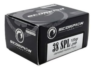 SCORPION 38SPL - 125GR JHP 20RD 10BX/CS