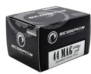 SCORPION 44 REM MAG - 240GR JHP 20RD 10BX/CS