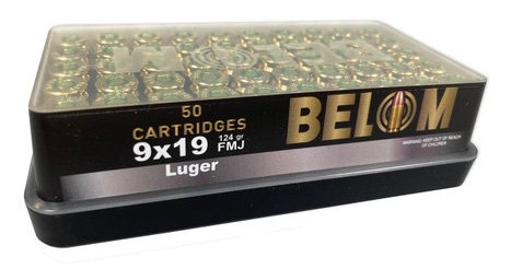 GO BELOM 9MM 124GR FMJ BRASS 1000/1 (100)