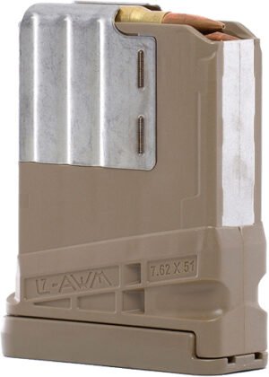LANCER MAGAZINE L7AWM SR-25 G2 - 7.62X51 10RD TRANSLUCENT FDE