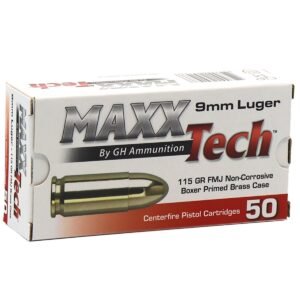 MAX 9MM 115GR FMJ 50RD