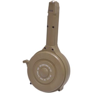 RWB DRUM MAG GLOCK 40SW 50RD TAN POLYMER (20)