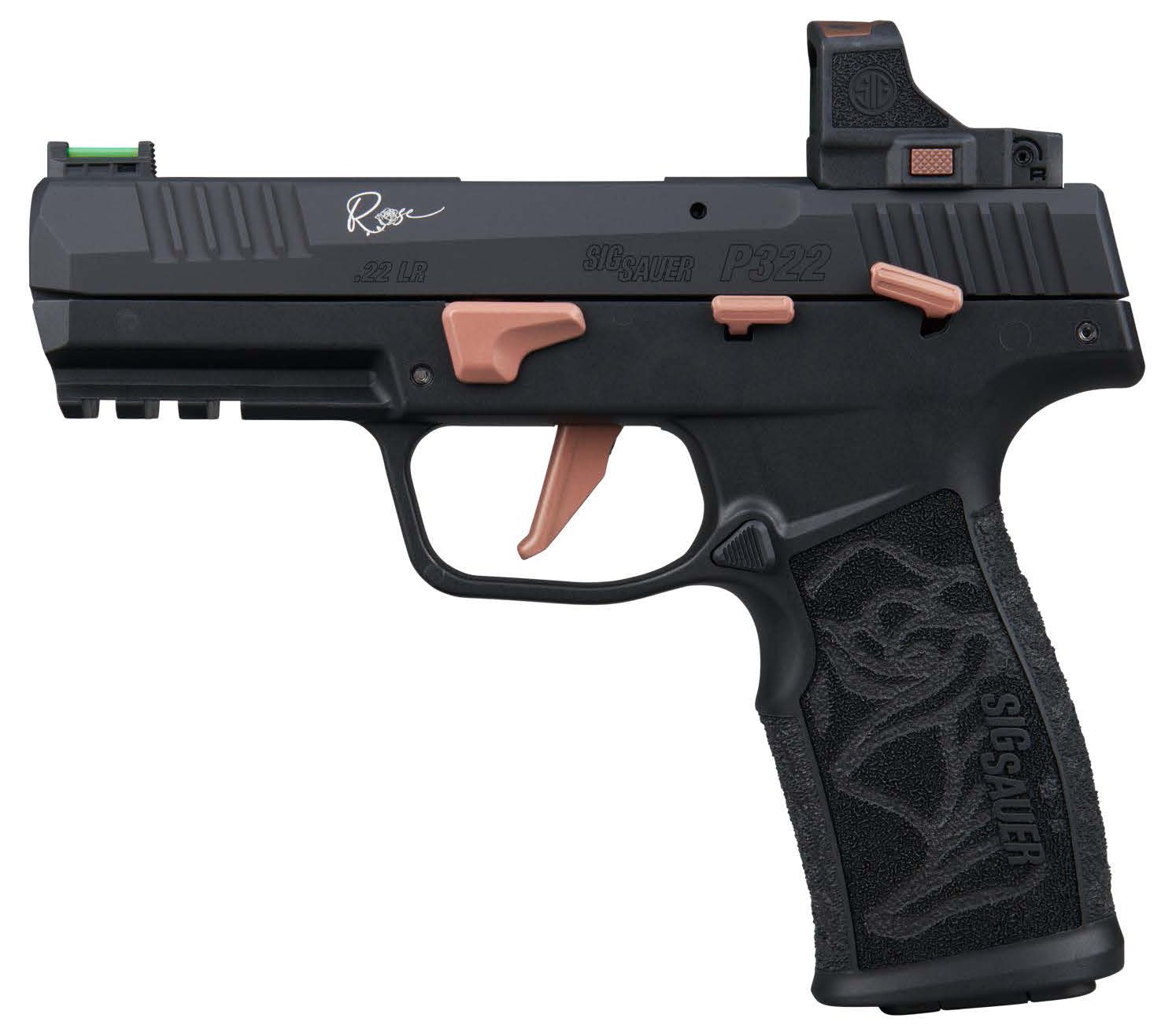 SIG P322 22LR 4 ROSE ROMEO RS COMP 20RD