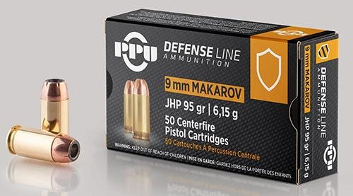 PRIVI 9x18 Makarov JHP 95Gr 50Rds Ammo