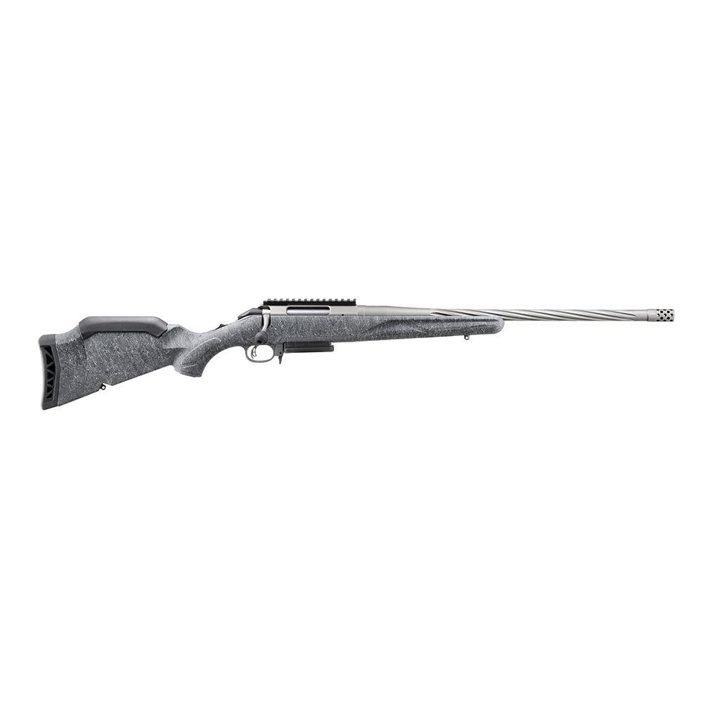 Ruger American Rifle Gen II 7mm-08 Rem 3rd Magazine 20" Fluted Threaded Barrel Gray Splatter Stock